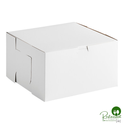 Southern Champion 10" x 10" x 6" White Cake / Bakery Box - 100/Case
