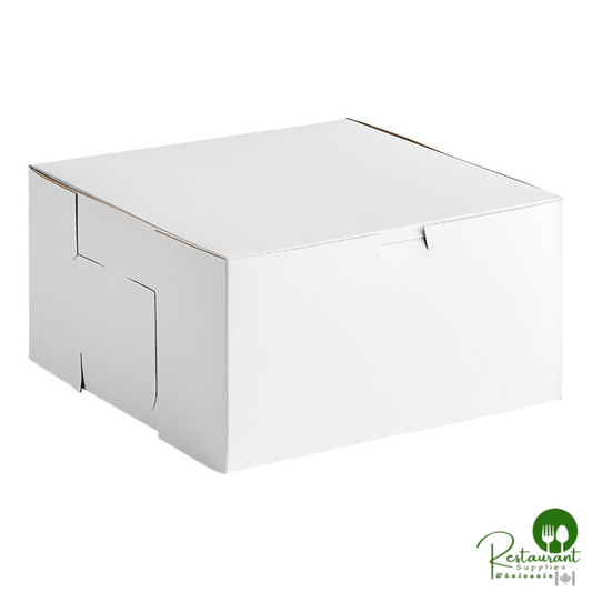 Southern Champion 10" x 10" x 5 1/2" White Cake / Bakery Box - 100/Case