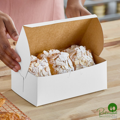 Southern Champion 8" x 5" x 3" White Bakery Box - 250/Case