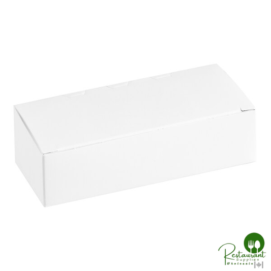 Champion 5" x 2 1/4" x 1 1/4" White Macaron / Bakery Box - 250/Case