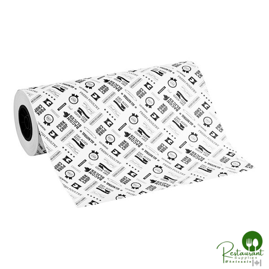 18" x 700' 40 lb. Barbecue Print Butcher Paper Roll By Prime