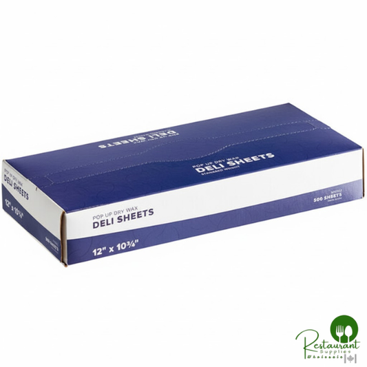 2" x 10 3/4" Customizable Interfolded Deli Wrap Wax Paper By Prime - 6,000/Case