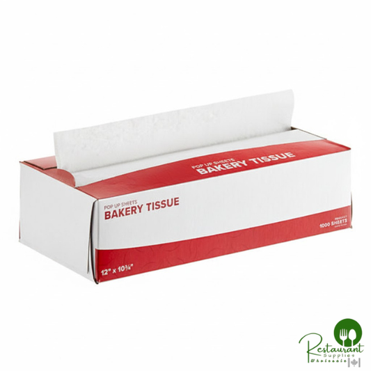 12" x 10 3/4" Customizable Interfolded Bakery Tissue Sheets By Prime - 6,000/Case