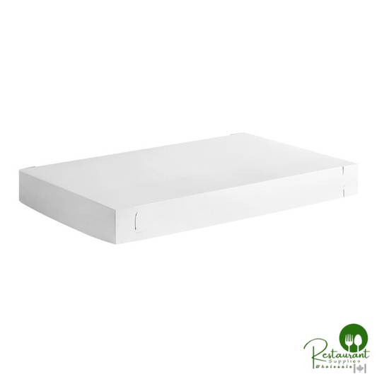 Champion 26" x 18" x 3" White Full Sheet Cake / Bakery Box Top - 50/Case