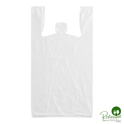 Customizable 1/6 Standard Size Clear Unprinted Standard-Duty Plastic T-Shirt Bag By Prime - 1,000/Case
