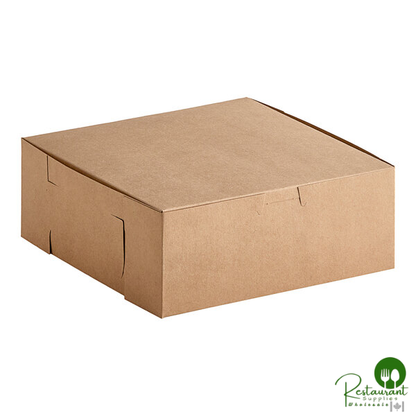 Champion 8" x 8" x 3" Kraft Pie / Bakery Box - 250/Case