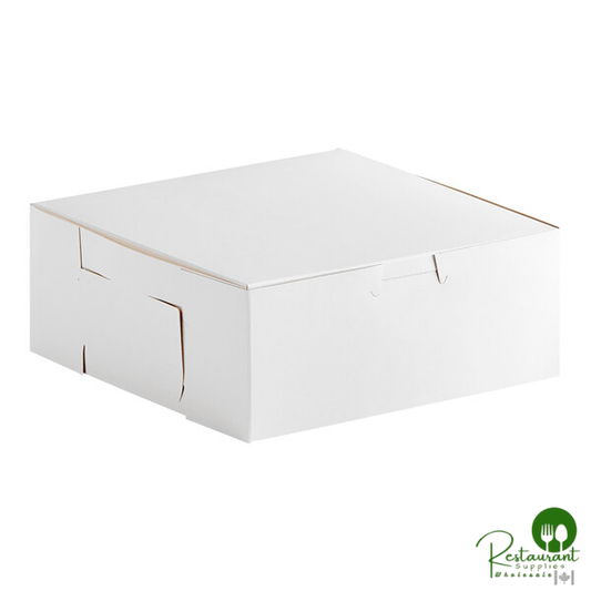 Champion 7" x 7" x 3" White Pie / Bakery Box - 250/Case