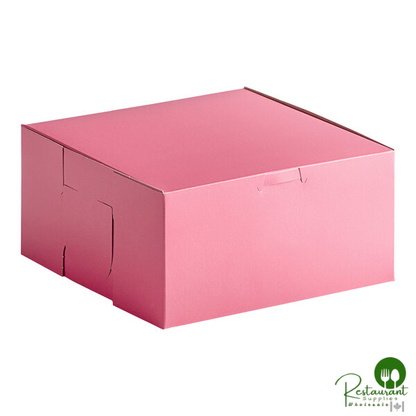 Champion 8" x 8" x 4" Pink Cake / Bakery Box - 250/Case