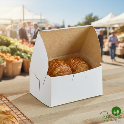 Champion 5 1/2" x 4" x 3" White Bakery Box - 250/Case