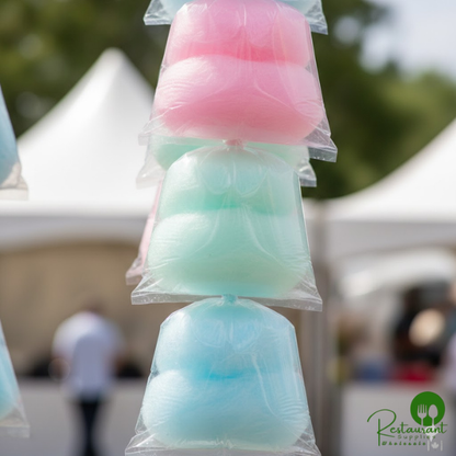3803064 11 1/2" x 18 1/2" Quick Pak Cotton Candy Bag By Prime - 1,000/Case