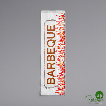 6" x 4 3/4" x 20 1/2" Insulated Foil BBQ / Rib Bag By Prime - 250/Case