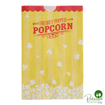 4 1/4" x 3" x 6 3/4" 46 oz. Popcorn Bag By Prime - 1,000/Case
