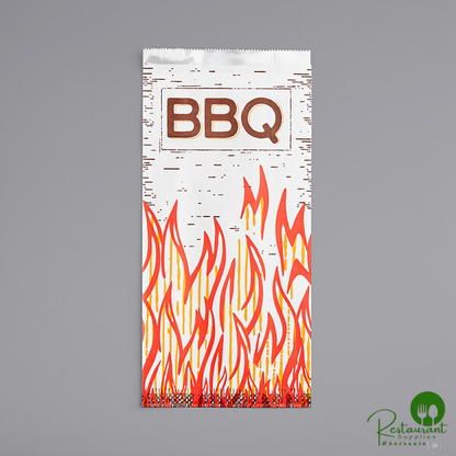 6 1/2" x 3 1/2" x 14 3/4" .5 Gallon Insulated Foil BBQ Bag By Prime - 500/Case