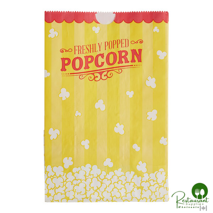 5 1/2" x 3 1/4" x 8 5/8" 85 oz. Popcorn Bag By Prime - 500/Case
