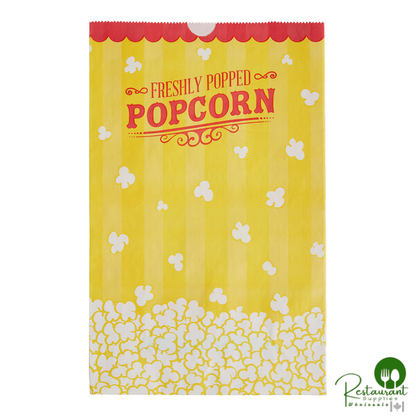 7 1/2" x 3 1/2" x 12" 170 oz. Popcorn Bag By Prime - 500/Case