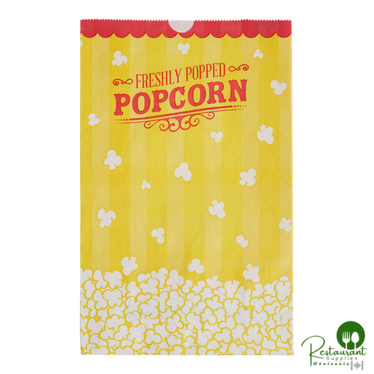 7 1/2" x 3 1/2" x 12" 170 oz. Popcorn Bag By Prime - 500/Case