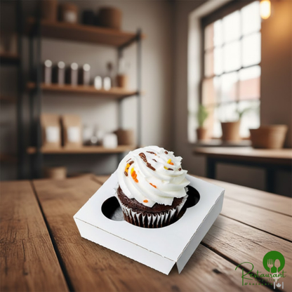 Reversible Cupcake Insert for 4" x 4" Box- Standard - Holds 1 Cupcake By Prime - 200/Case