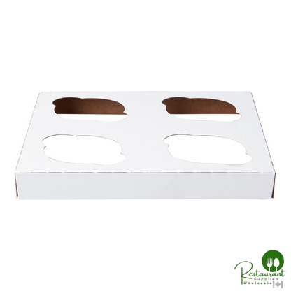 Reversible Cupcake Insert for 8" x 8" Box - Standard - Holds 4 Cupcakes By Prime - 200/Case