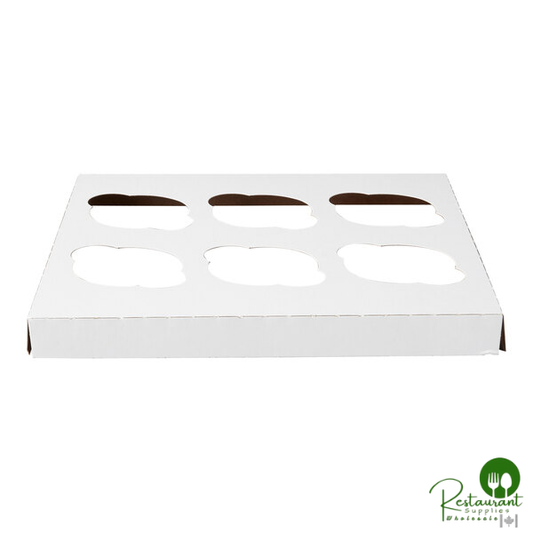 Reversible Cupcake Insert for 10" x 10" Box - Standard - Holds 6 Cupcakes By Prime - 200/Case
