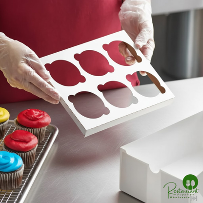Reversible Cupcake Insert for 9" x 7" Box - Standard - Holds 6 Cupcakes By Prime - 200/Case