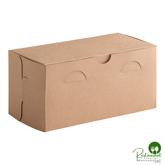 8" x 4" x 4" Kraft Cupcake / Bakery Box By Prime - 250/Case