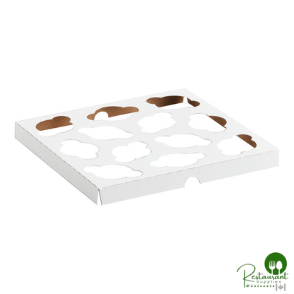 Reversible Cupcake / Muffin Insert for 9" x 9" Box - Holds 12 Mini Cupcakes By Prime - 200/Case
