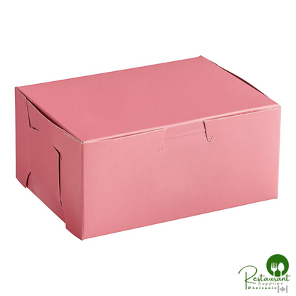 Champion 6" x 4 1/2" x 2 3/4" Pink Bakery Box - 250/Case
