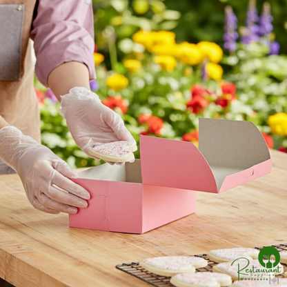 Champion 7" x 5" x 3" Pink Bakery Box - 250/Case