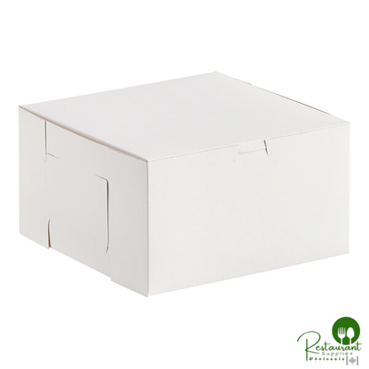 Champion 9" x 9" x 5" White Cake / Bakery Box - 100/Case