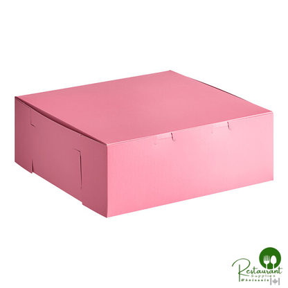 Champion 14" x 14" x 5" Pink Cake / Bakery Box - 50/Case