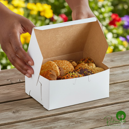 Champion 6" x 5" x 3" White Bakery Box - 250/Case