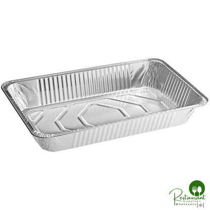 Full Size Foil Steam Table Pan Deep 3 3/8" Depth - Full Size Deep By Prime - 50/Case