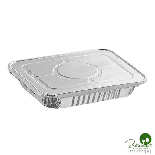 1/2 Size Heavy-Duty Foil Steam Table Pan Medium 2 3/16" Depth with Lid By Prime - 20/Pack