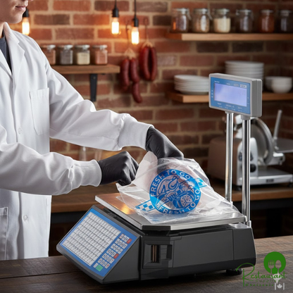 Deli Saddle Bag Stand with Printed 10" x 8" Deli Bags - Seal Top By Prime