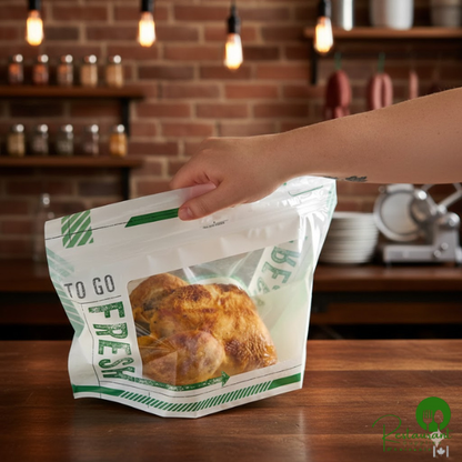 Inno-Pak To Go Fresh Large Rotisserie Chicken / Hot Food Bag - 250/Case