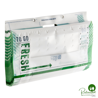 Inno-Pak To Go Fresh 8 Piece Medium Fried Chicken / Hot Food Bag - 250/Case