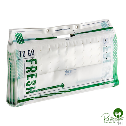 Inno-Pak To Go Fresh 12 Piece Large Fried Chicken / Hot Food Bag - 250/Case