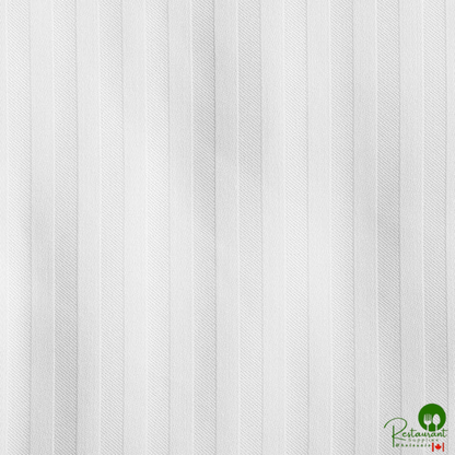 Oxford Cotton / Polyester Blend Tone on Tone Stripe Flat Sheet - 250 Thread Count