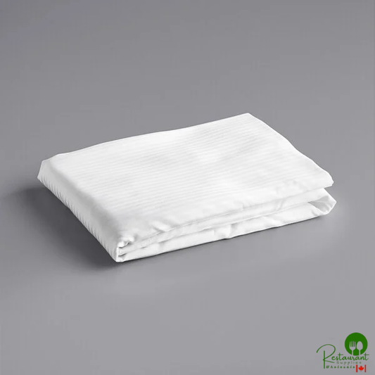 Oxford Cotton / Polyester Blend Tone on Tone Stripe Fitted Sheet - 250 Thread Count