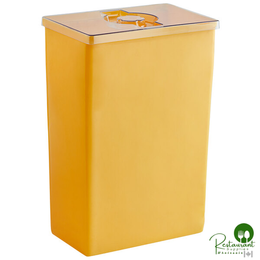 Channel 10 Gallon / 160 Cup Yellow Ingredient Bin 123B-YELLOW