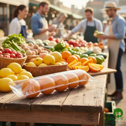 LK Packaging P12G054518 Plastic Food Bag 5" x 4 1/2" x 18" 1.2 mil - 1,000/Box