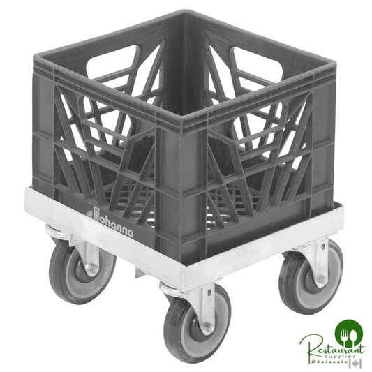 Channel MC1313 13" x 13" Milk Crate Dolly - 1 Stack Capacity