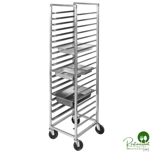 Channel ETPR-3E6 17 Pan End Load Aluminum Steam Table Pan Rack - Assembled