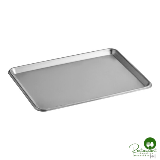 Half Size NSF 20 Gauge 13" x 18" Open Bead Rim Stainless Steel Bun Pan / Sheet Pan By Prime