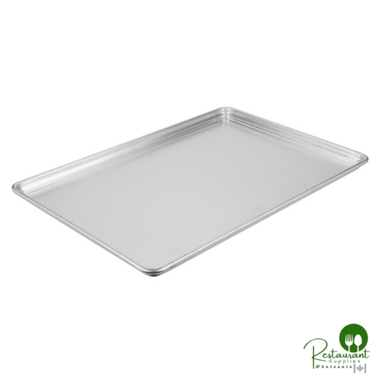 Chicago Metallic 40694 StayFlat Full Size 16 Gauge 17 7/8" x 25 13/16" Wire in Rim Aluminum Sheet Pan