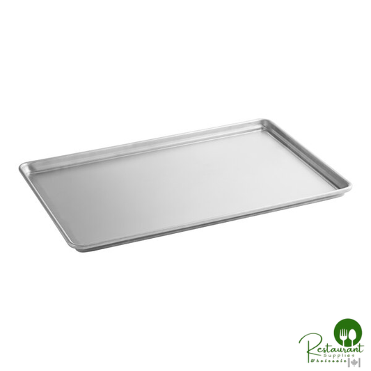 Chicago Metallic 40804 StayFlat Full Size 18 Gauge 17 7/8" x 25 13/16" Wire in Rim Aluminum Sheet Pan