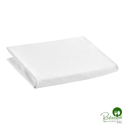 Oxford Micro Superblend 100% Polyester Microfiber White Flat Sheet - 12/Pack