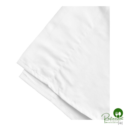Oxford Micro Superblend 100% Polyester Microfiber White Flat Sheet