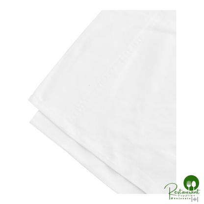 Oxford T400 Ultra White 100% Cotton Flat Sheet