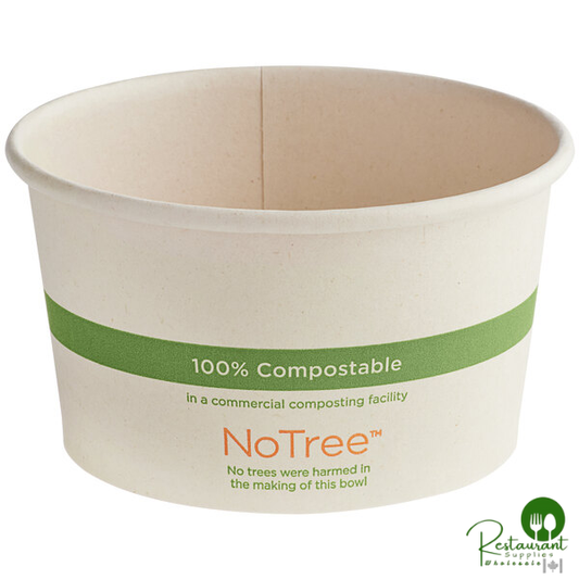 World Centric 12 oz. Compostable Bio Lined Paper Food Cup - 500/Case